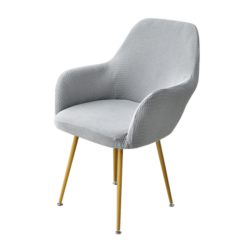 Housse de Chaise Scandinave en polaire - Argent