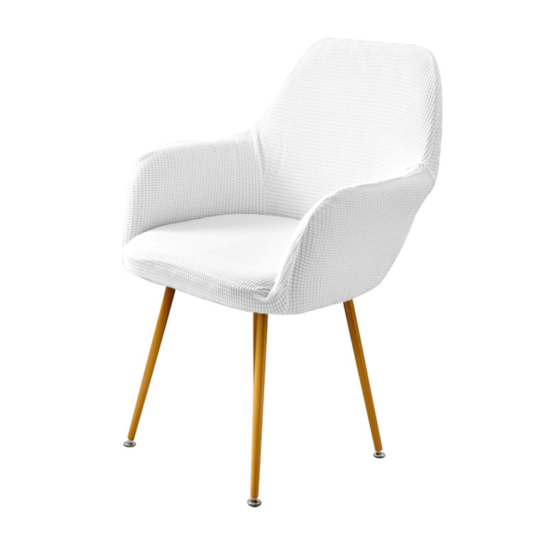 Housse de Chaise Scandinave en polaire - Blanche