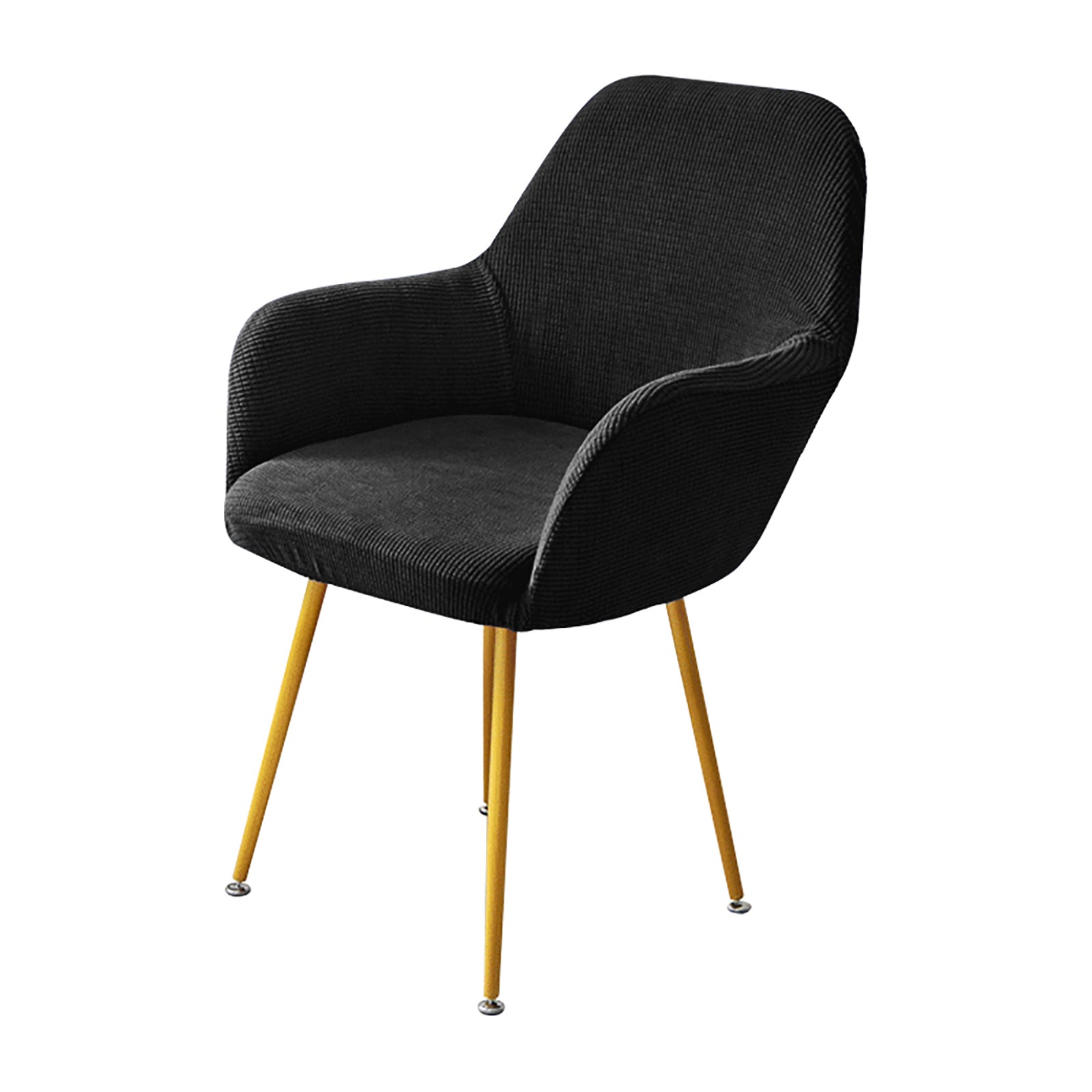 Housse de Chaise Scandinave en polaire - Noir