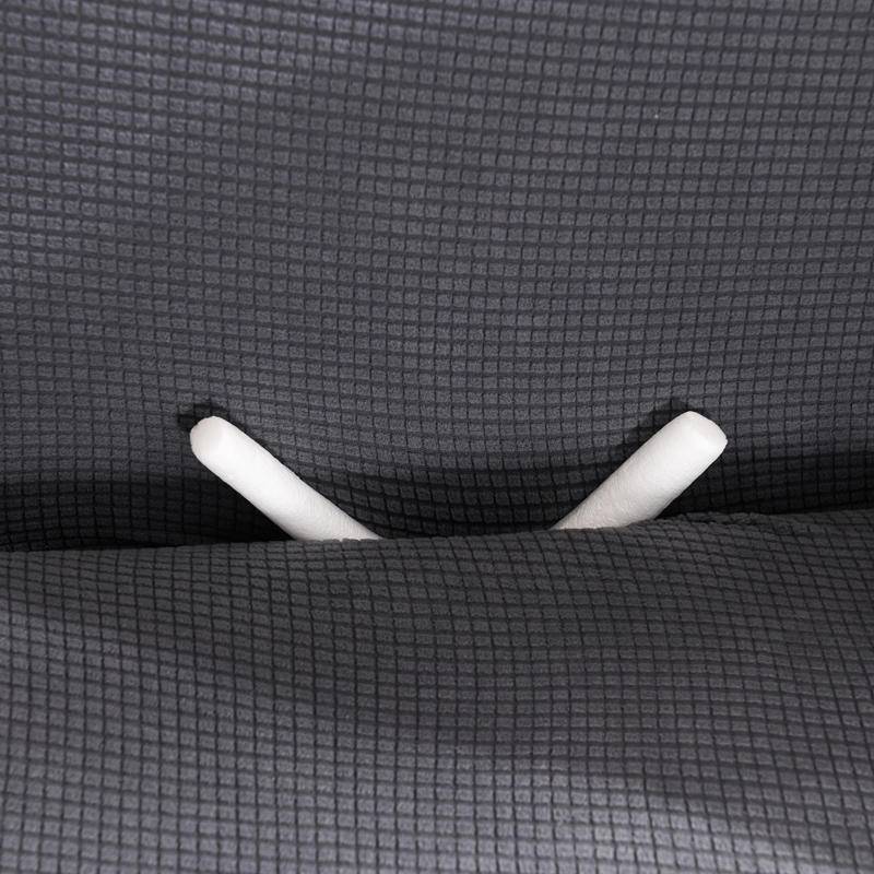 Housse pour canapé d'angle universelle gris - Protege canapé angle en polyester pour domicile - HousseDecor