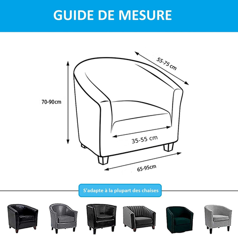 Housse de Fauteuil - Cyan