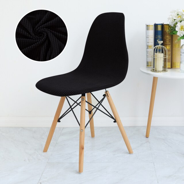 Housse de Chaise <br/> Scandinave - Noir - HousseDecor