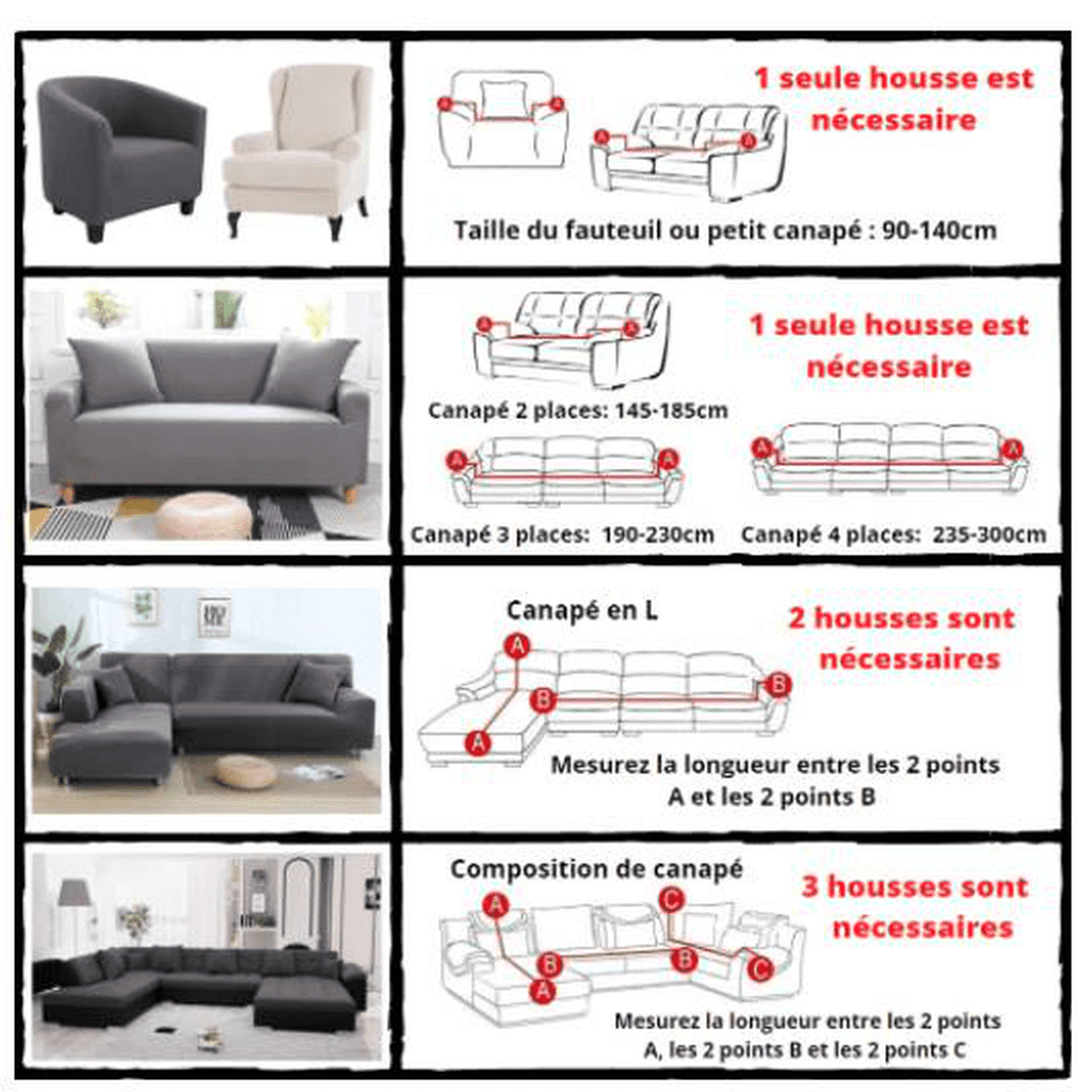 Housse de Canapé d'Angle <br/> Velours - Jaune