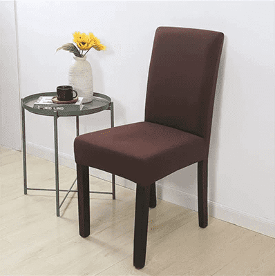 Housse de Chaise Universelle - Marron - HousseDecor