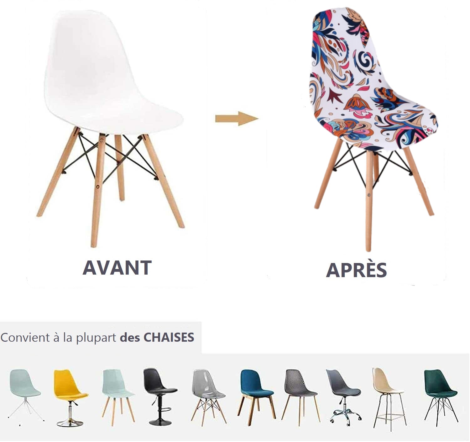 Housse de Chaise <br/> Scandinave - Tato