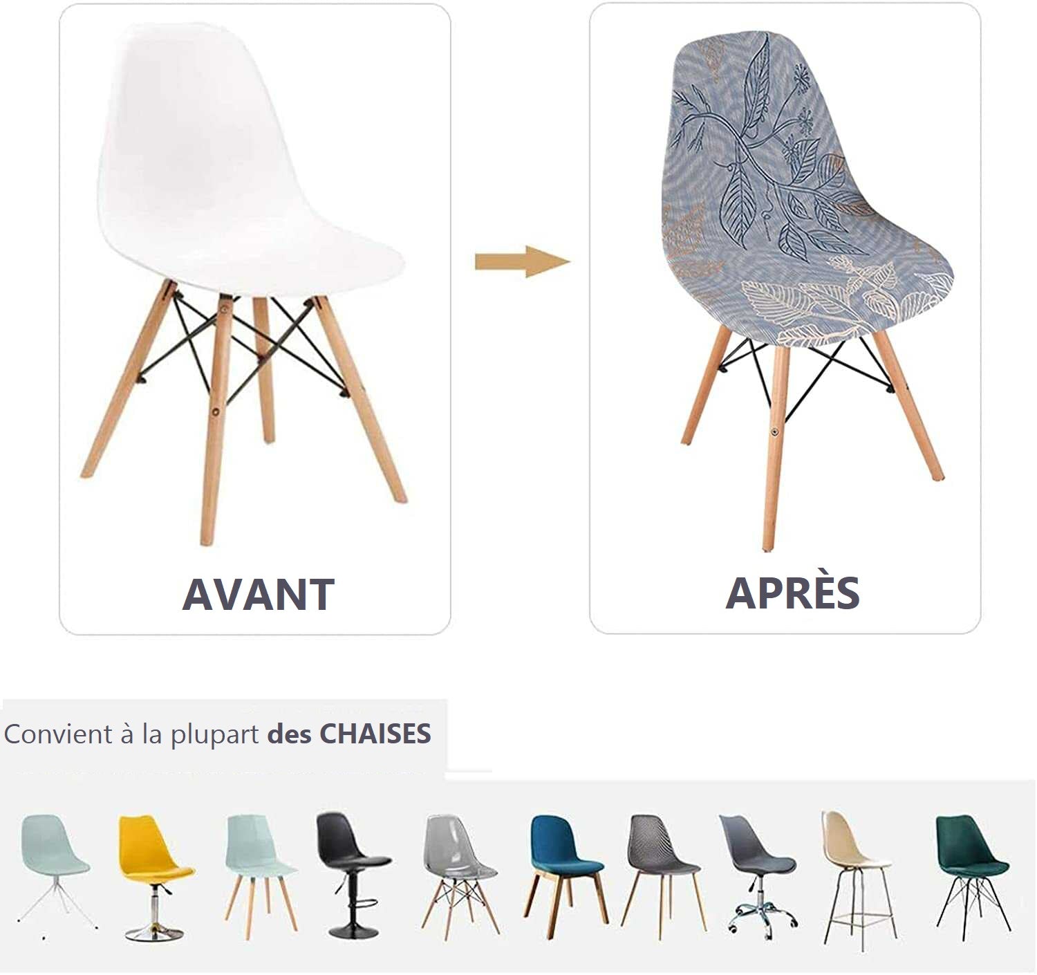 Housse de Chaise <br/> Scandinave - Loney