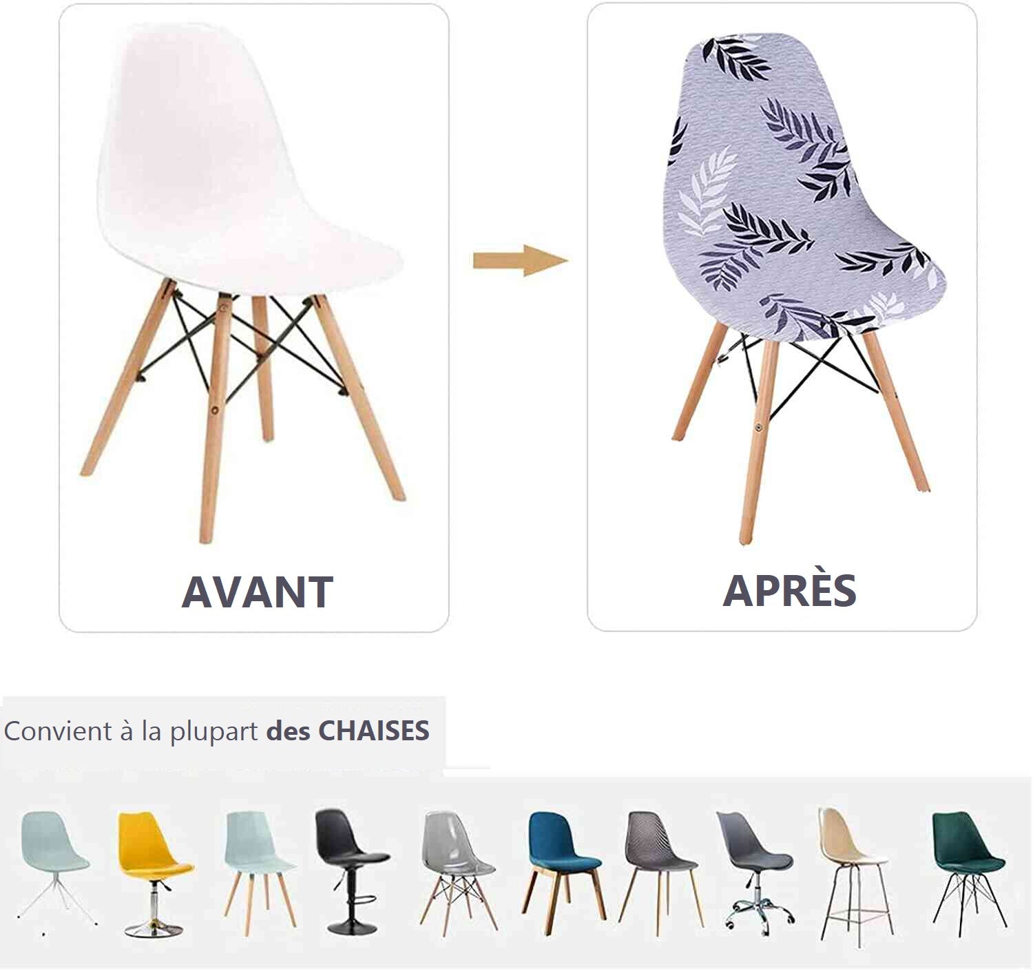 Housse de Chaise <br/> Scandinave - Purple