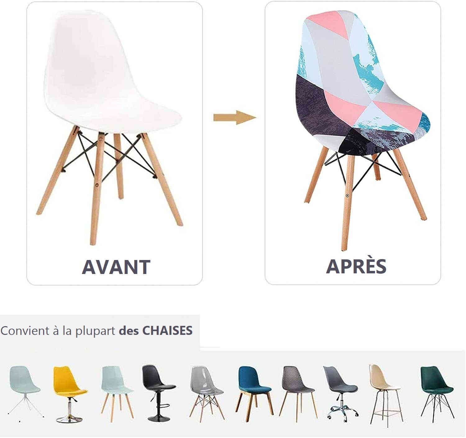 Housse de Chaise <br/> Scandinave - Fantasme