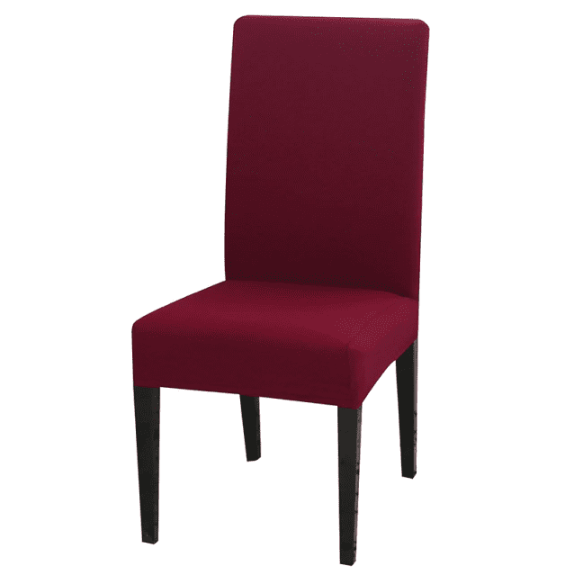 Housse de Chaise Universelle - Rouge Vin - HousseDecor